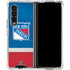 NHL New York Rangers Jersey Galaxy Z Fold4 5G Clear Case
