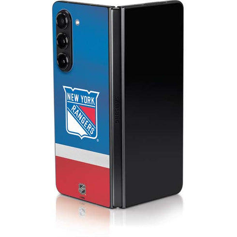 NHL New York Rangers Jersey Galaxy Z Fold5 5G Skin