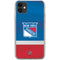 NHL New York Rangers Jersey iPhone 11 Clear Case