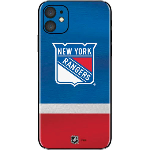 NHL New York Rangers Jersey iPhone 11 Skin