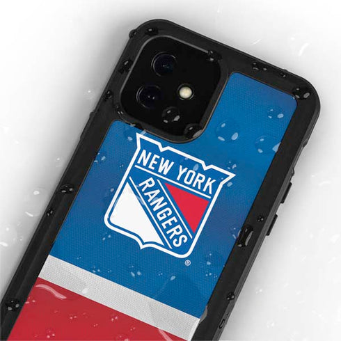 NHL New York Rangers Jersey iPhone 12 Mini Waterproof Case