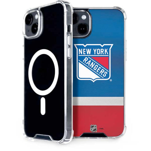 NHL New York Rangers Jersey iPhone 15 MagSafe Case