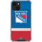 NHL New York Rangers Jersey iPhone 14 Plus Clear Case