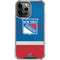 NHL New York Rangers Jersey iPhone 14 Pro Max Clear Case