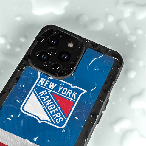 NHL New York Rangers Jersey iPhone 14 Pro Max Waterproof Case
