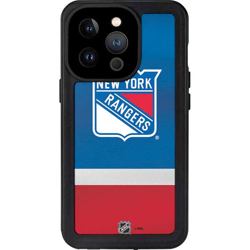 NHL New York Rangers Jersey iPhone 14 Pro Waterproof Case