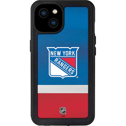 NHL New York Rangers Jersey iPhone 15 Plus Waterproof Case