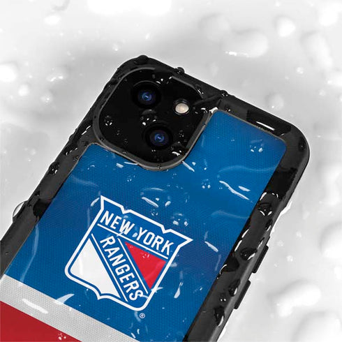 NHL New York Rangers Jersey iPhone 15 Plus Waterproof Case