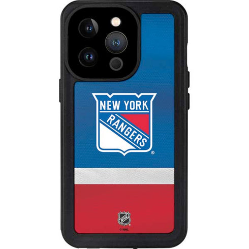 NHL New York Rangers Jersey iPhone 15 Pro Waterproof Case