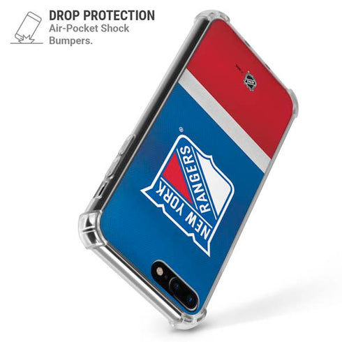 NHL New York Rangers Jersey iPhone 7/8 Plus Clear Case