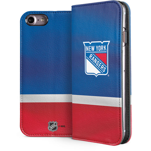 NHL New York Rangers Jersey iPhone 8 Folio Case