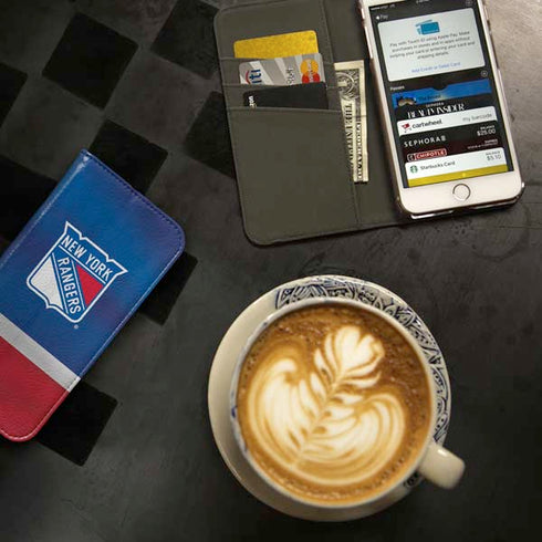NHL New York Rangers Jersey iPhone SE (2nd & 3rd Gen) Folio Case