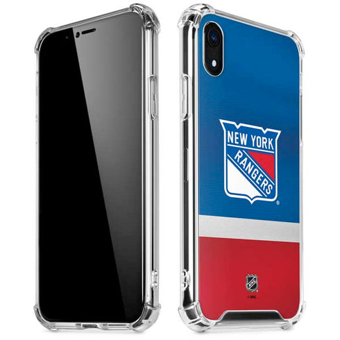 NHL New York Rangers Jersey iPhone XR Clear Case