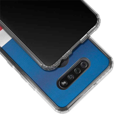 NHL New York Rangers Jersey LG K51/Q51 Clear Case