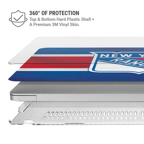 NHL New York Rangers Jersey MacBook Air 15in (2023-2025) Case plus Skin