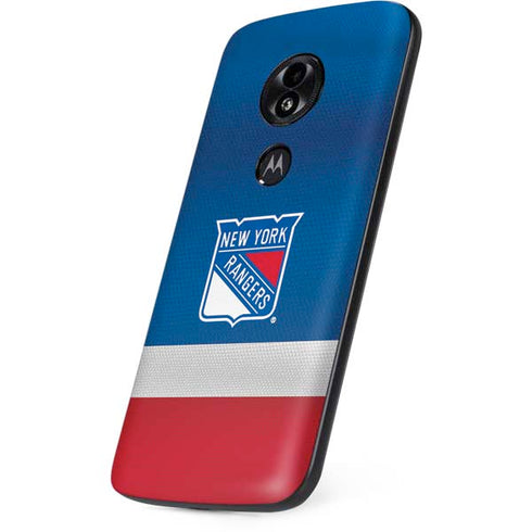 NHL New York Rangers Jersey Moto E5 Play Skin