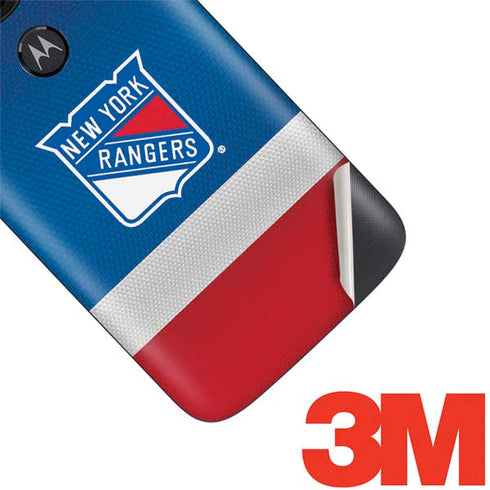 NHL New York Rangers Jersey Moto E5 Play Skin