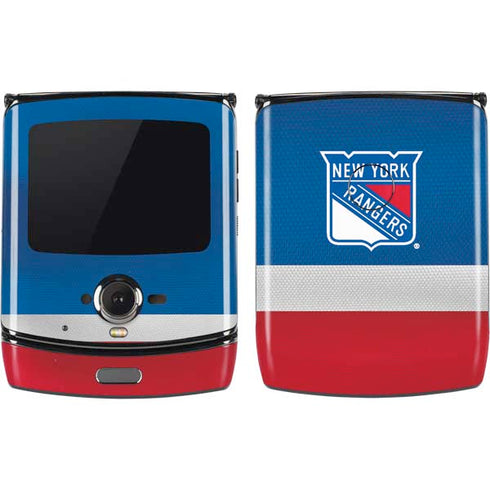 NHL New York Rangers Jersey Motorola RAZR Skin
