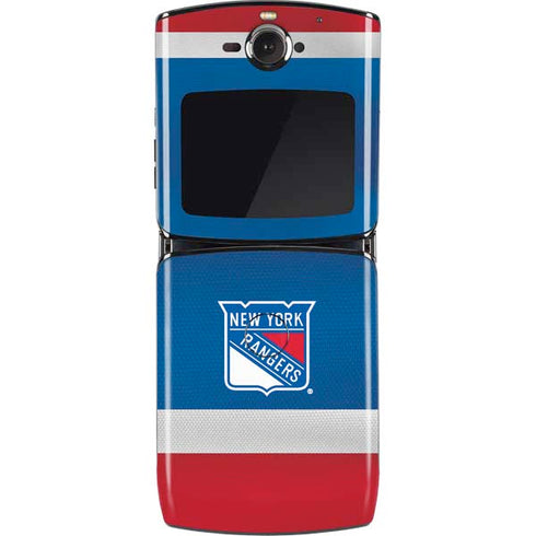 NHL New York Rangers Jersey Motorola RAZR Skin