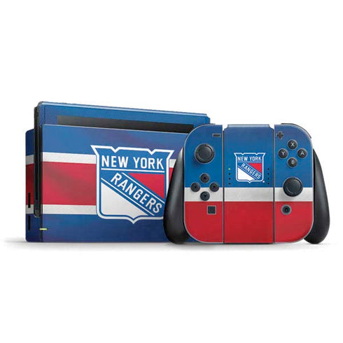 NHL New York Rangers Jersey Nintendo Switch Bundle Skin