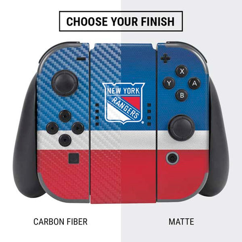 NHL New York Rangers Jersey Nintendo Switch Bundle Skin