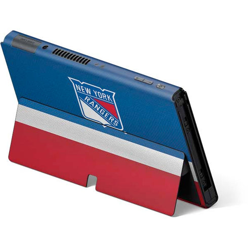 NHL New York Rangers Jersey Nintendo Switch OLED (2021) Skin