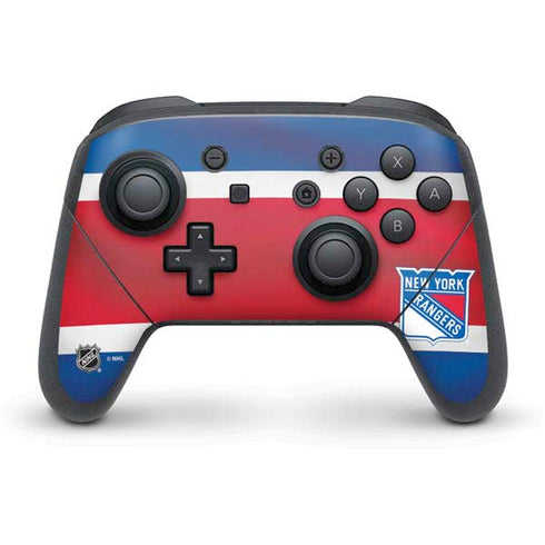 NHL New York Rangers Jersey Nintendo Switch Pro Controller Skin