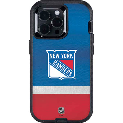 NHL New York Rangers Jersey Otterbox Defender iPhone Skin