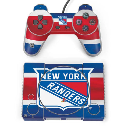 NHL New York Rangers Jersey PlayStation Classic Bundle Skin