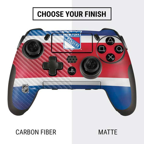 NHL New York Rangers Jersey PlayStation Scuf Vantage 2 Controller Skin