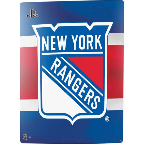 NHL New York Rangers Jersey PS5 Digital Edition Console Skin