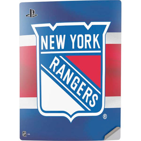NHL New York Rangers Jersey PS5 Digital Edition Console Skin
