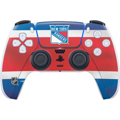 NHL New York Rangers Jersey PS5 Controller Skin