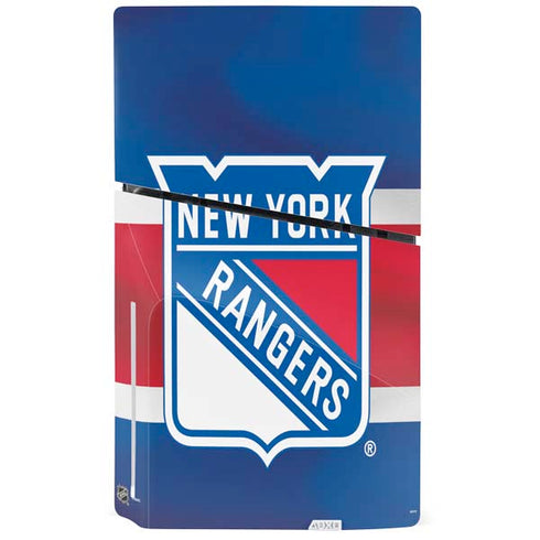NHL New York Rangers Jersey PS5 Slim Disk Bundle Skin