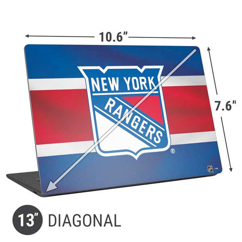 NHL New York Rangers Jersey Universal Laptop 13in (10.6 x 7.6in) Skin