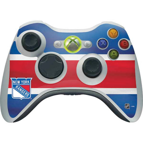 NHL New York Rangers Jersey Xbox 360 Wireless Controller Skin