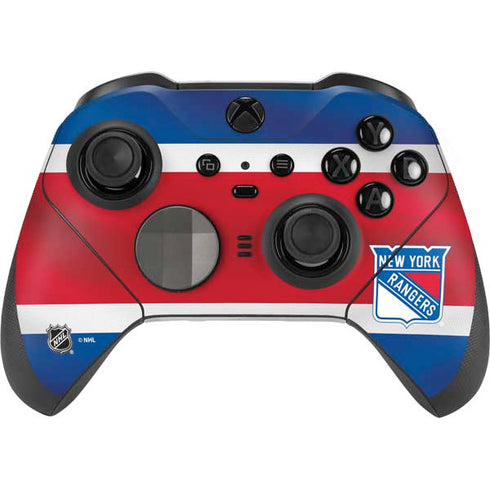 NHL New York Rangers Jersey Xbox Elite Wireless Controller Series 2 Skin
