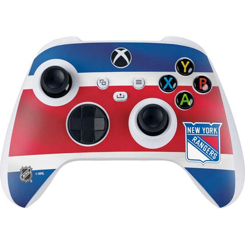 NHL New York Rangers Jersey Xbox Series S Controller Skin