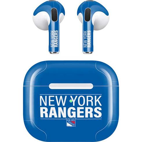 NHL New York Rangers Lineup Apple AirPods (3rd Gen 2021) Skin