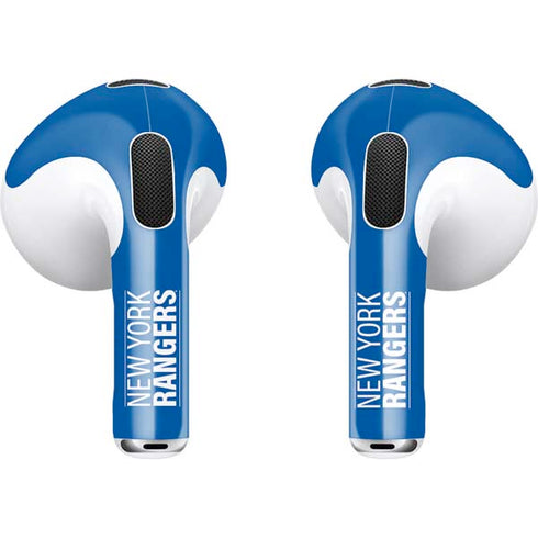 NHL New York Rangers Lineup Apple AirPods (3rd Gen 2021) Skin