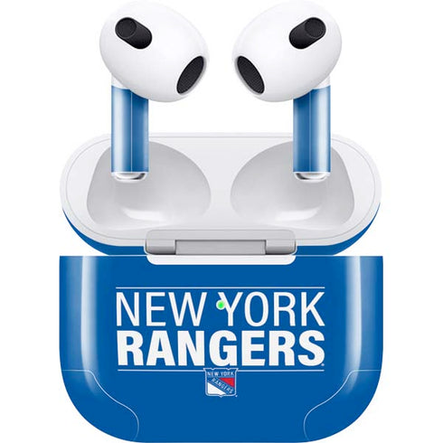 NHL New York Rangers Lineup Apple AirPods (3rd Gen 2021) Skin