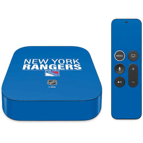 NHL New York Rangers Lineup Apple TV Skin
