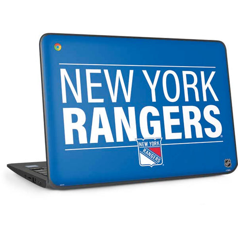 NHL New York Rangers Lineup HP Chromebook Skin