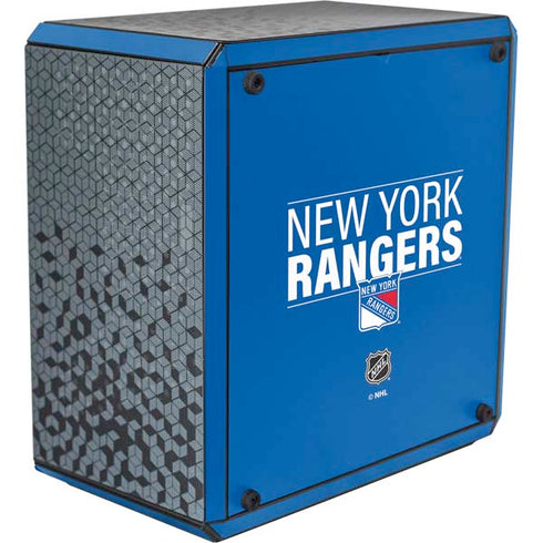NHL New York Rangers Lineup Cooler Master MasterBox Q300L Mini Tower Skin