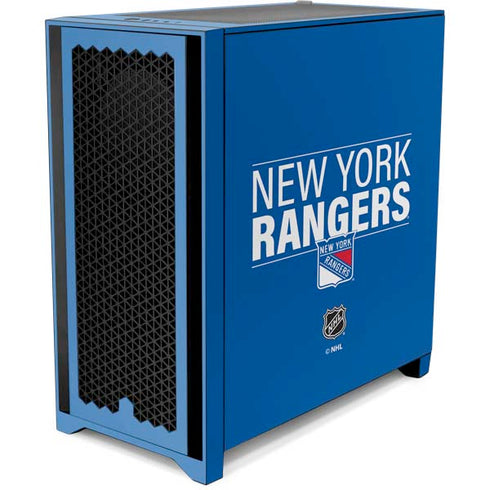 NHL New York Rangers Lineup Corsair 4000D Tempered Glass Mid-Tower ATX Case Skin