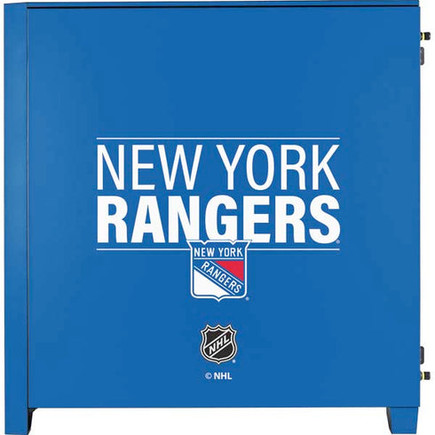 NHL New York Rangers Lineup Corsair 4000D Tempered Glass Mid-Tower ATX Case Skin