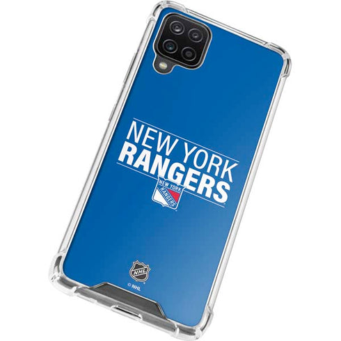 NHL New York Rangers Lineup Galaxy A12 Clear Case