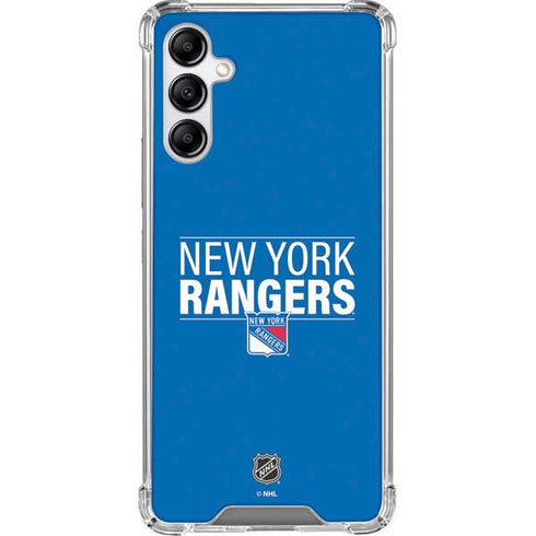 NHL New York Rangers Lineup Galaxy A14 5G Clear Case