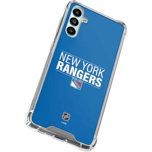 NHL New York Rangers Lineup Galaxy A15 5G Clear Case