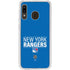 NHL New York Rangers Lineup Galaxy A20 Clear Case